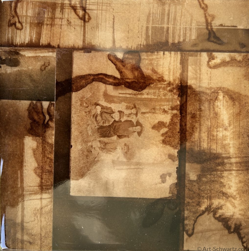 Thekla Schwartz, Histoire XII, cyanotype, 15 x 15 cm