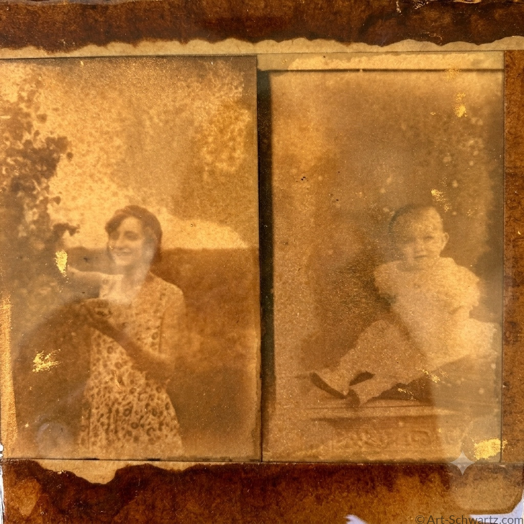 Thekla Schwartz, Histoire XIII, cyanotype, 15 x 15 cm