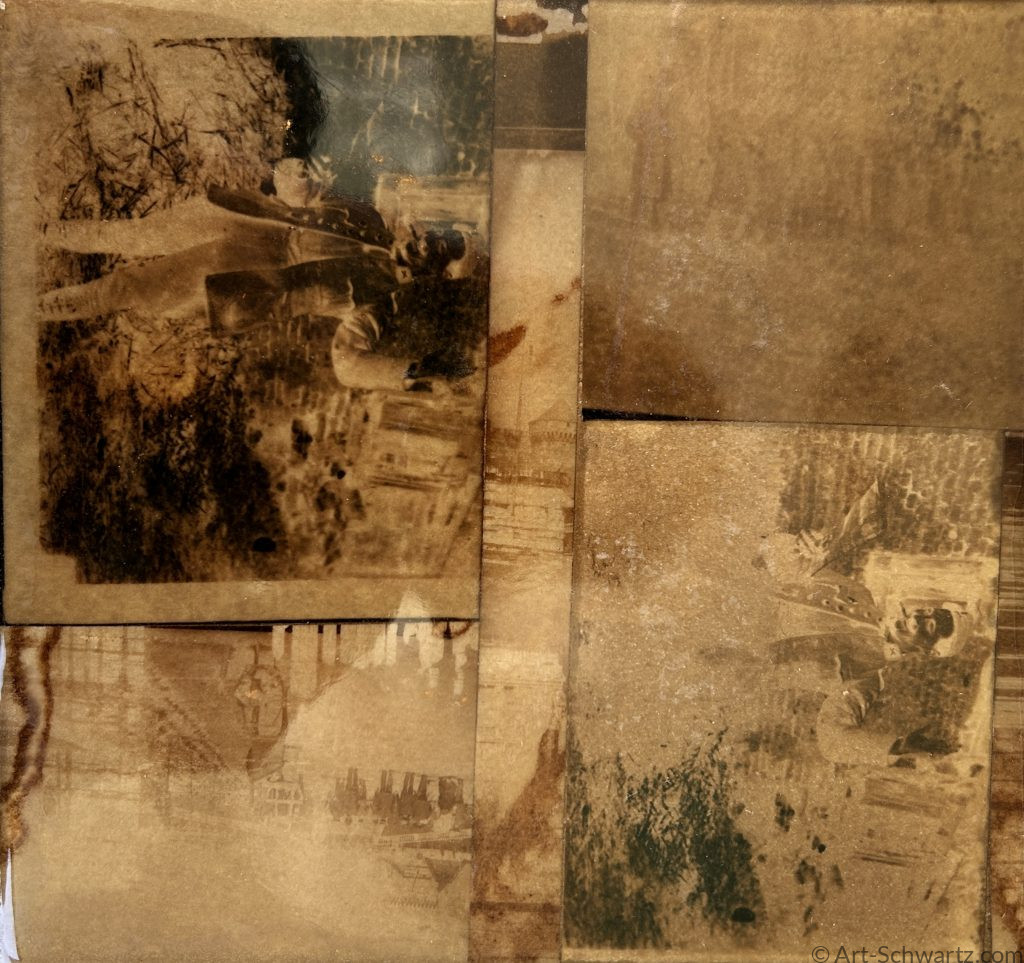 Thekla Schwartz, Histoire XV, cyanotype, 15 x 15 cm